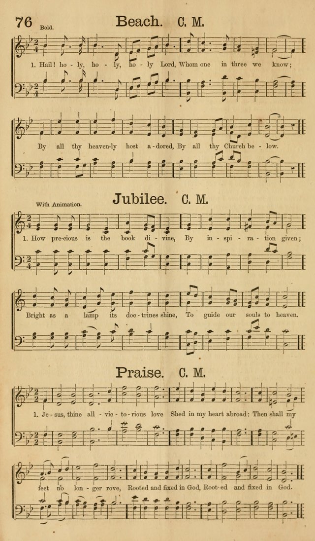 New Hymn and Tune book: an Offering of Praise for the Methodist Episcopal Church page 83
