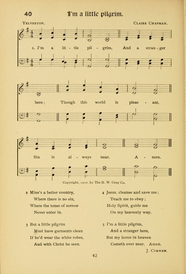 Northfield Hymns for Young People page 42