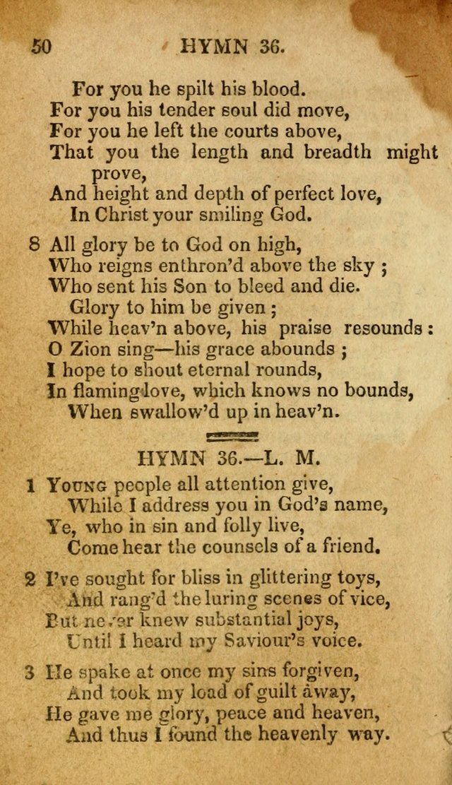 The New and Improved Camp Meeting Hymn Book: being a choice selection of hymns from the most approved authors. Designed to aid in the public and private devotions of Christians page 57
