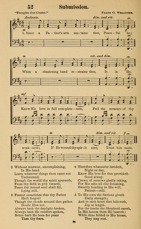 The New Jubilee Harp: or Christian hymns and song. a new collection of hymns and tunes for public and social worship page 34