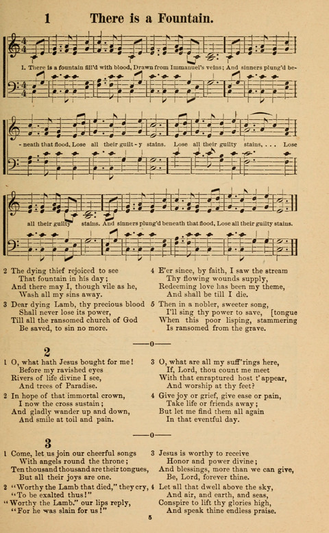 The New Jubilee Harp: or Christian hymns and song. a new collection of hymns and tunes for public and social worship page 5