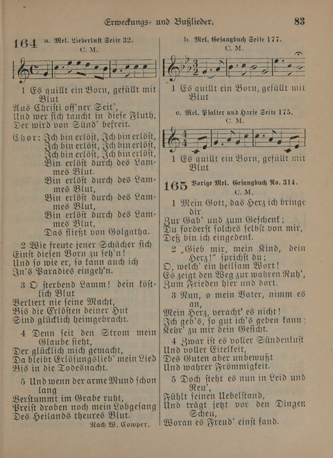 Der Neue Kleine Psalter: Zionslieder für den Gebrauch in Erbauungsstunden und Lagerversammlungen page 83