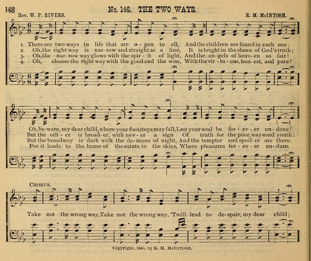 New Life No. 2: songs and tunes for Sunday schools, prayer meetings, and revival occasions page 148