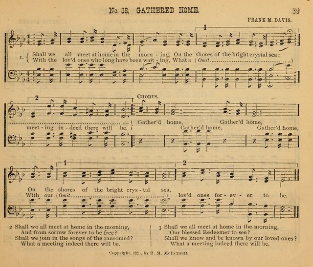 New Life No. 2: songs and tunes for Sunday schools, prayer meetings, and revival occasions page 39