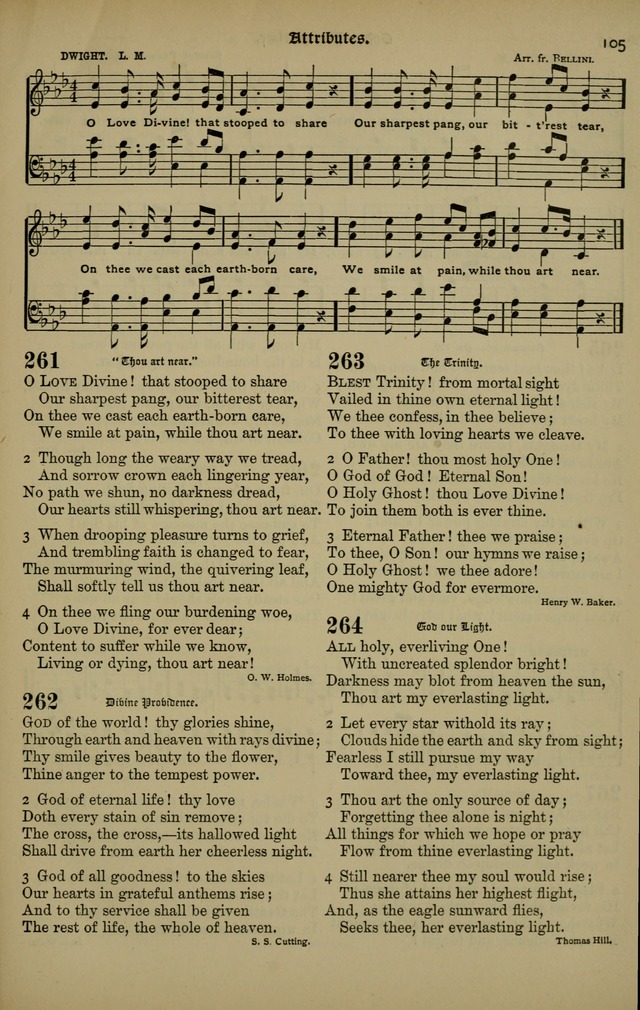 The New Laudes Domini: a selection of spiritual songs, ancient and modern for use in Baptist churches page 105