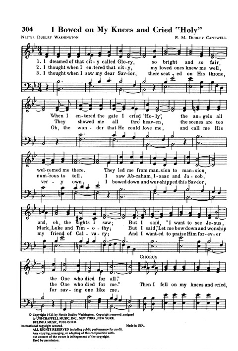 The New National Baptist Hymnal page 292
