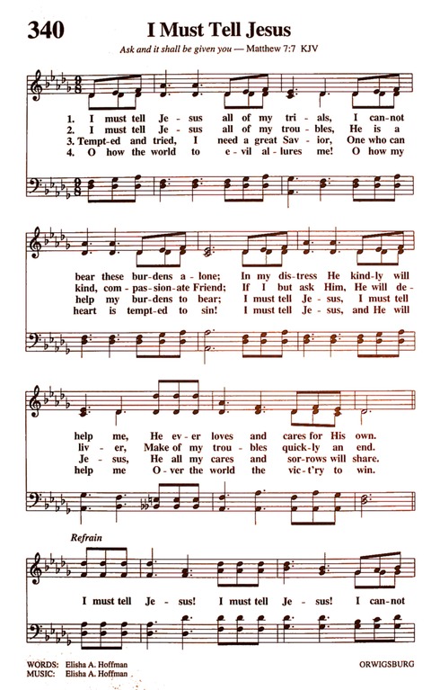 The New National Baptist Hymnal (21st Century Edition) page 396