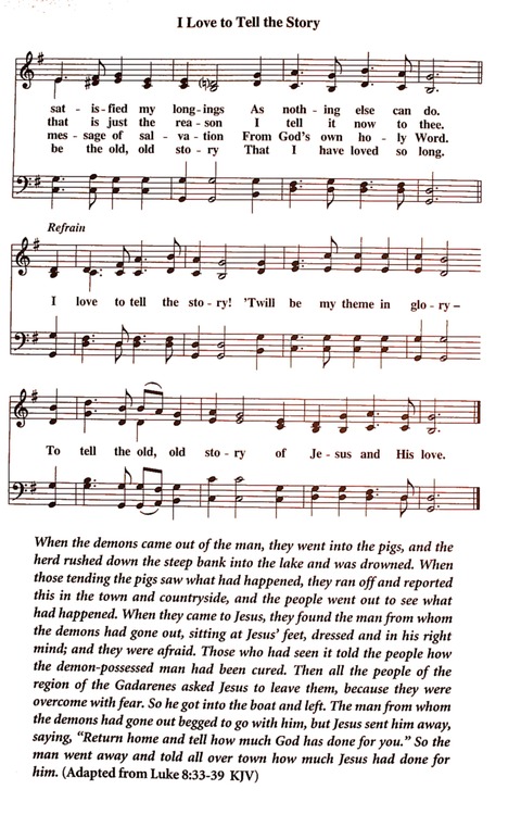 The New National Baptist Hymnal (21st Century Edition) page 521
