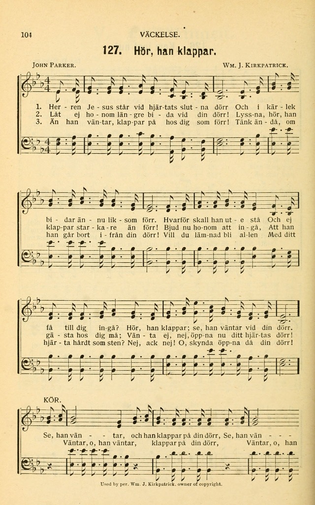 Nya Psalmisten: sånger för allmän och enskild uppbyggelse page 104