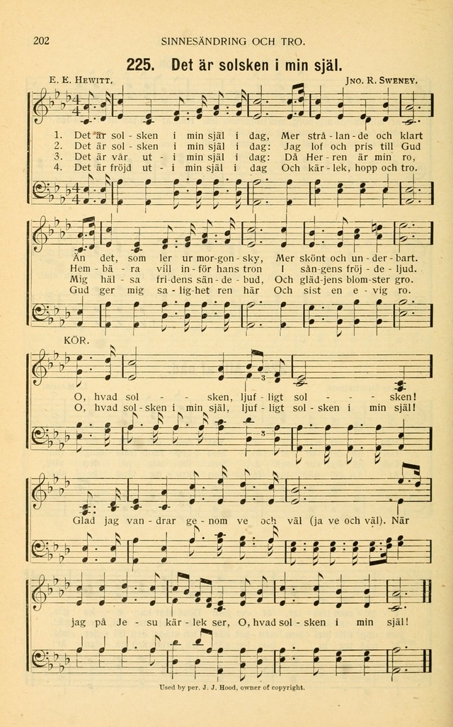 Nya Psalmisten: sånger för allmän och enskild uppbyggelse page 202