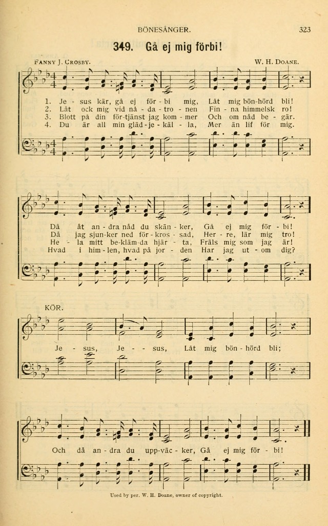 Nya Psalmisten: sånger för allmän och enskild uppbyggelse page 323