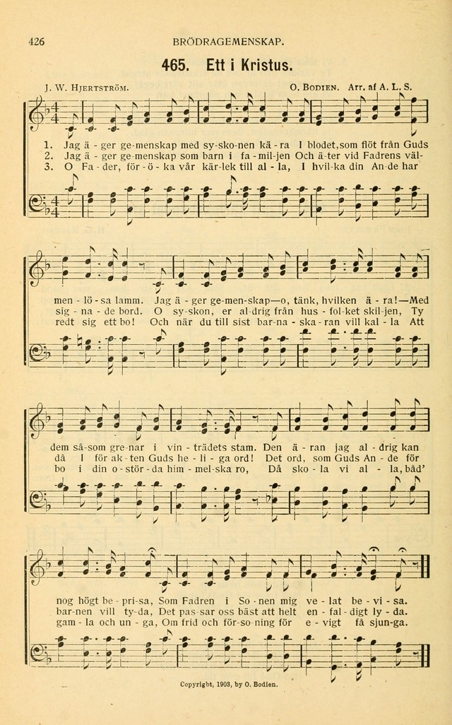 Nya Psalmisten: sånger för allmän och enskild uppbyggelse page 426