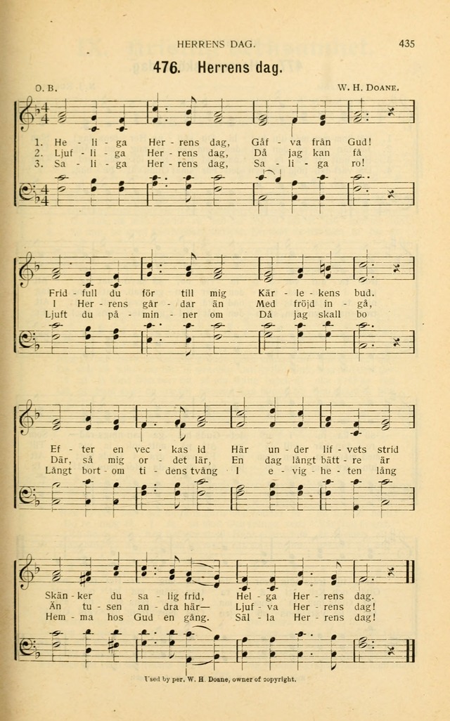 Nya Psalmisten: sånger för allmän och enskild uppbyggelse page 435