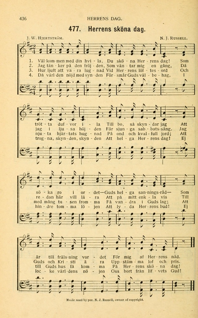 Nya Psalmisten: sånger för allmän och enskild uppbyggelse page 436