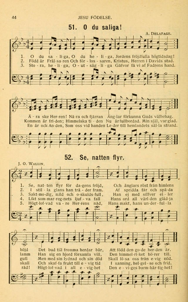 Nya Psalmisten: sånger för allmän och enskild uppbyggelse page 44