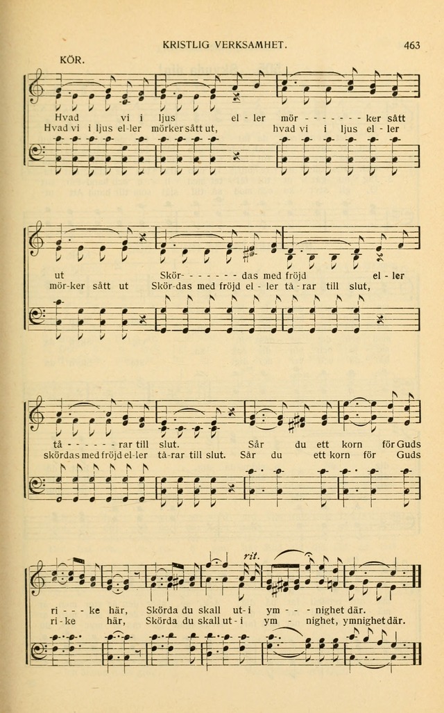 Nya Psalmisten: sånger för allmän och enskild uppbyggelse page 463