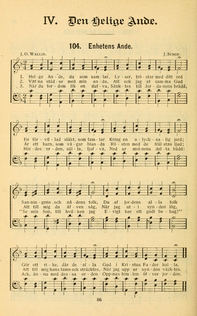 Nya Psalmisten: sånger för allmän och enskild uppbyggelse page 86