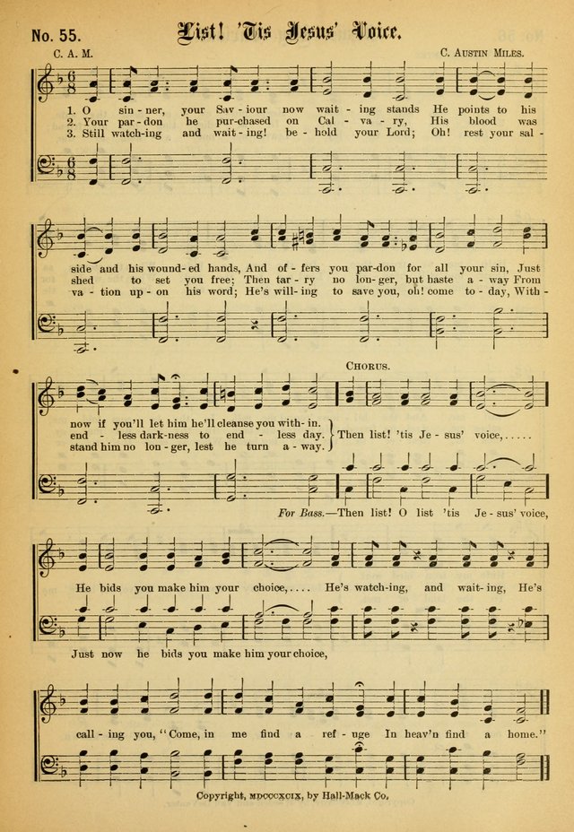 New Songs of the Gospel (Nos. 1, 2, and 3 combined) page 55