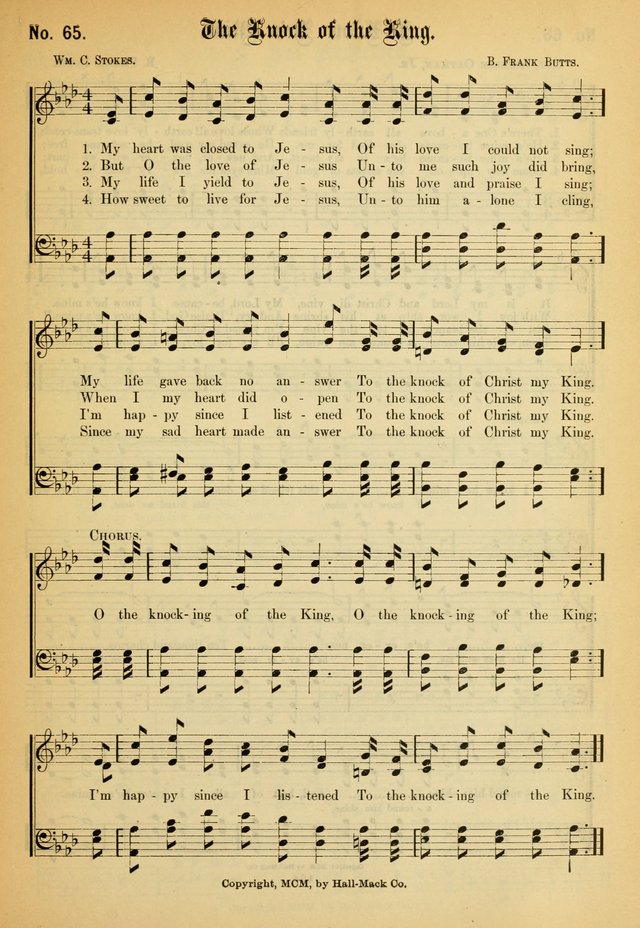 New Songs of the Gospel (Nos. 1, 2, and 3 combined) page 65