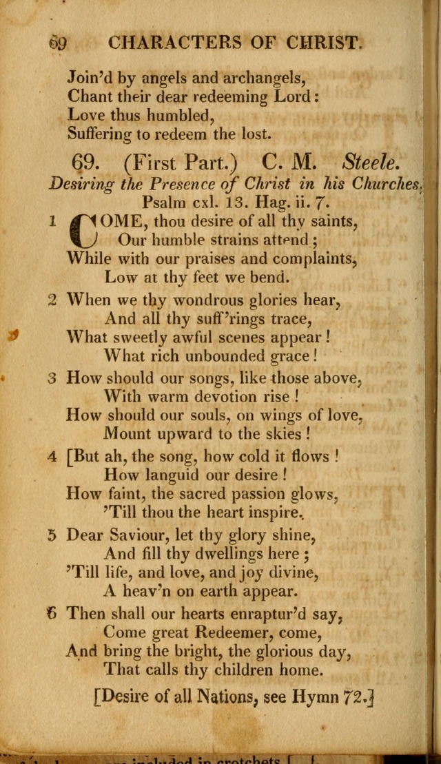 A New Selection of Nearly Eight Hundred Evangelical Hymns, from More than  200 Authors in England, Scotland, Ireland, & America, including a great number of originals, alphabetically arranged page 107