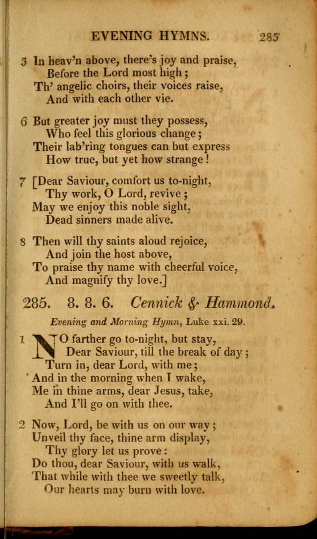A New Selection of Nearly Eight Hundred Evangelical Hymns, from More than  200 Authors in England, Scotland, Ireland, & America, including a great number of originals, alphabetically arranged page 316