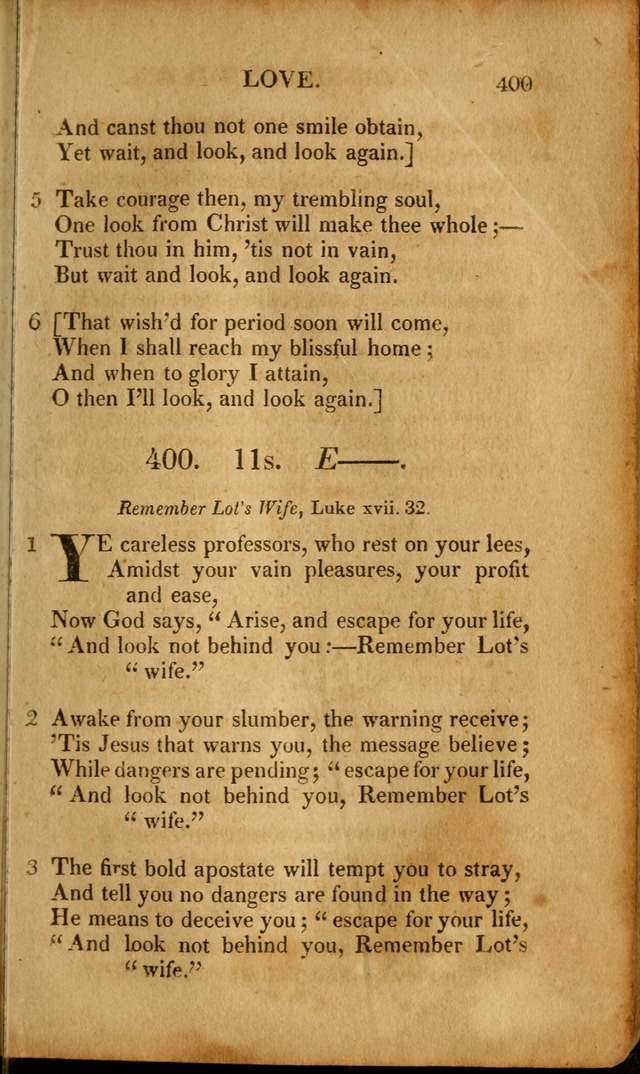 A New Selection of Nearly Eight Hundred Evangelical Hymns, from More than  200 Authors in England, Scotland, Ireland, & America, including a great number of originals, alphabetically arranged page 414