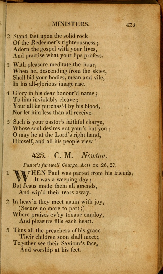 A New Selection of Nearly Eight Hundred Evangelical Hymns, from More than  200 Authors in England, Scotland, Ireland, & America, including a great number of originals, alphabetically arranged page 438
