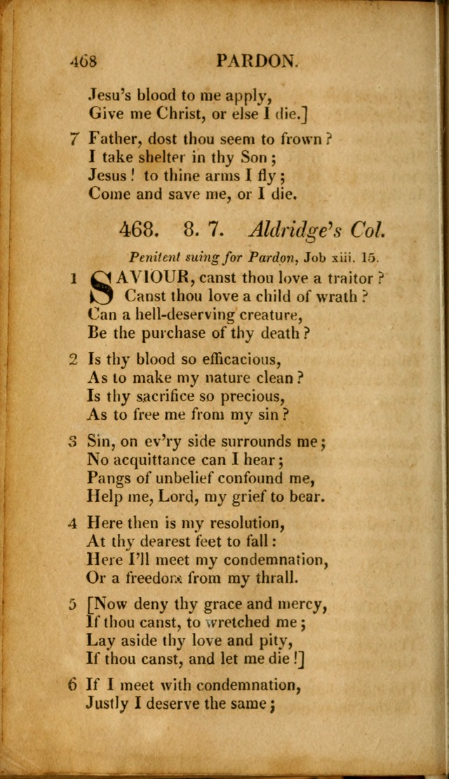 A New Selection of Nearly Eight Hundred Evangelical Hymns, from More than  200 Authors in England, Scotland, Ireland, & America, including a great number of originals, alphabetically arranged page 477