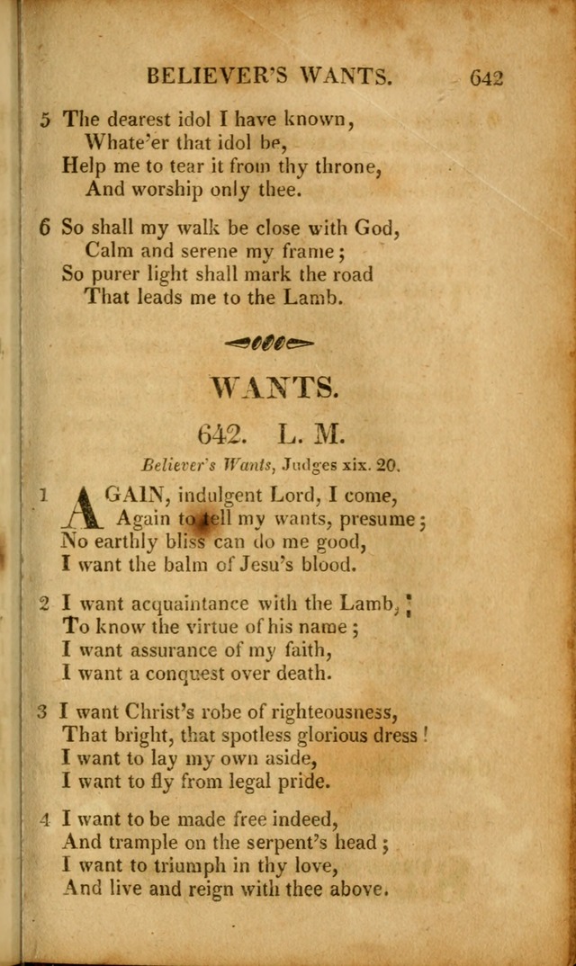 A New Selection of Nearly Eight Hundred Evangelical Hymns, from More than  200 Authors in England, Scotland, Ireland, & America, including a great number of originals, alphabetically arranged page 630