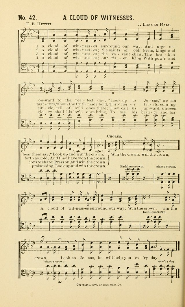 New Songs of the Gospel: for use in all religious meetings page 42