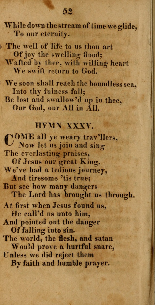A New Selection of Hymns: compiled from various authors: with a number of original hymns that have never before appeared in print page 52