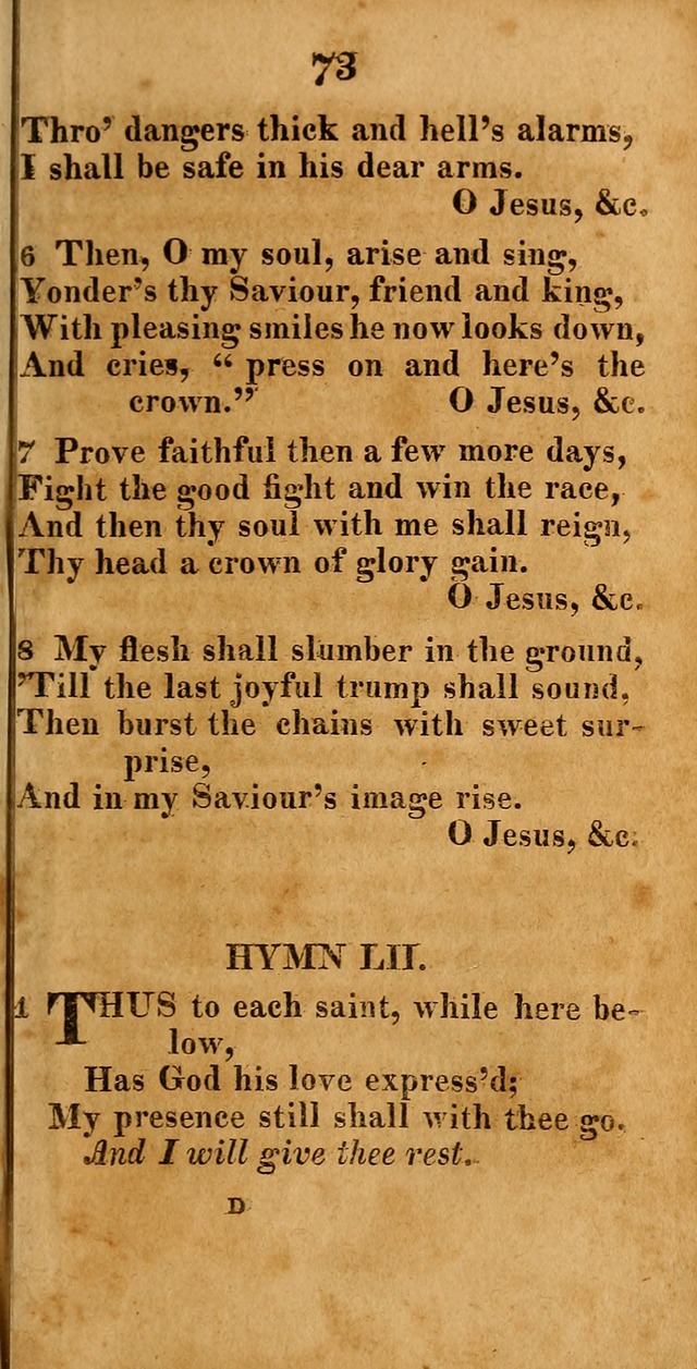 A New Selection of Hymns: compiled from various authors: with a number of original hymns that have never before appeared in print page 73