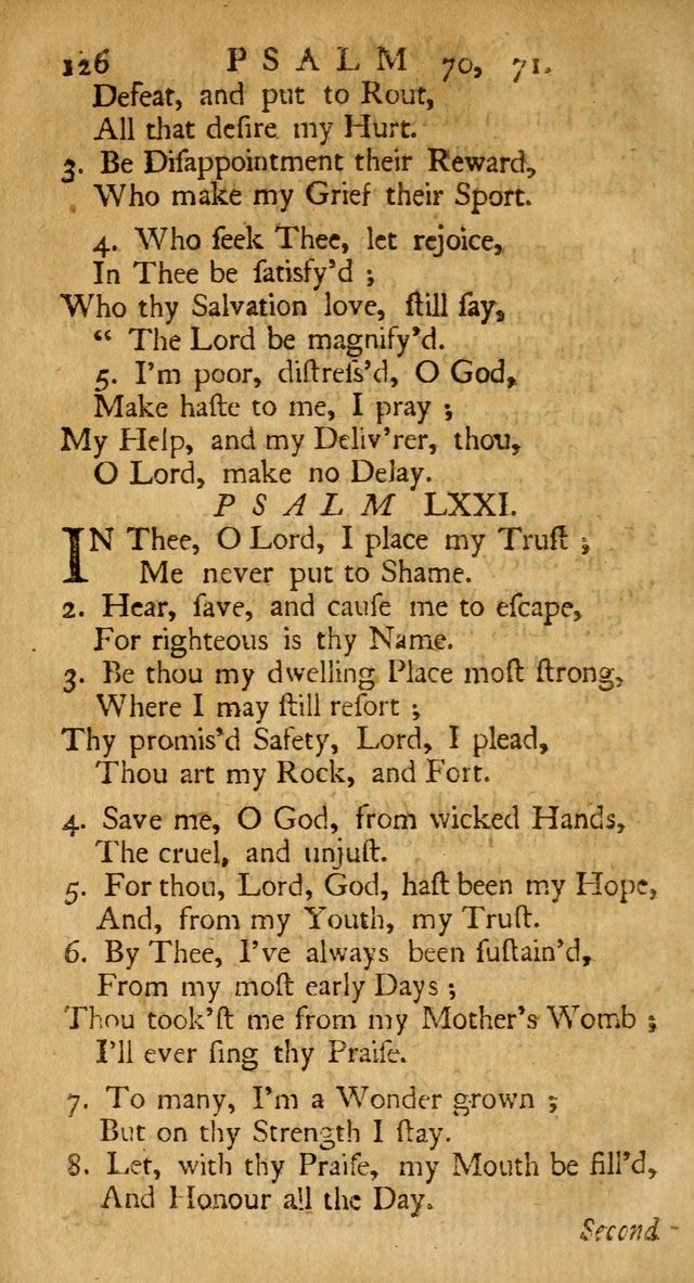 A New Version of the Psalms of David: Fitted to the Tunes Used in the Churches, With Several Hymns Out of the Old, and New, Testament page 135