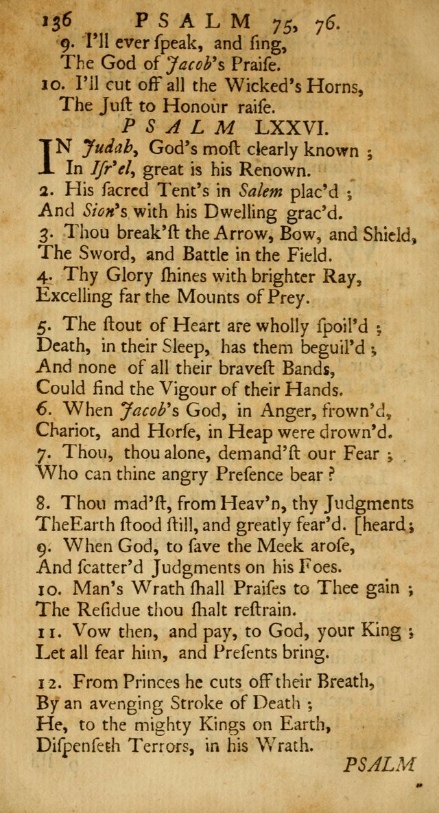 A New Version of the Psalms of David: Fitted to the Tunes Used in the Churches, With Several Hymns Out of the Old, and New, Testament page 145