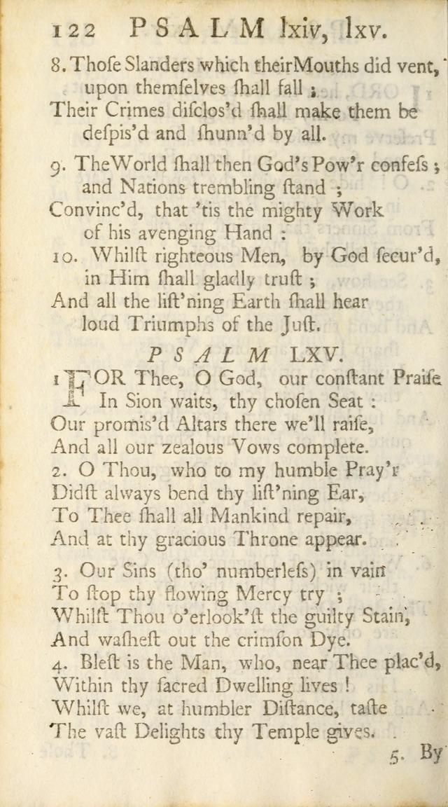 A New Version of the Psalms of David: Fitted to the Tunes Used in Churches page 122