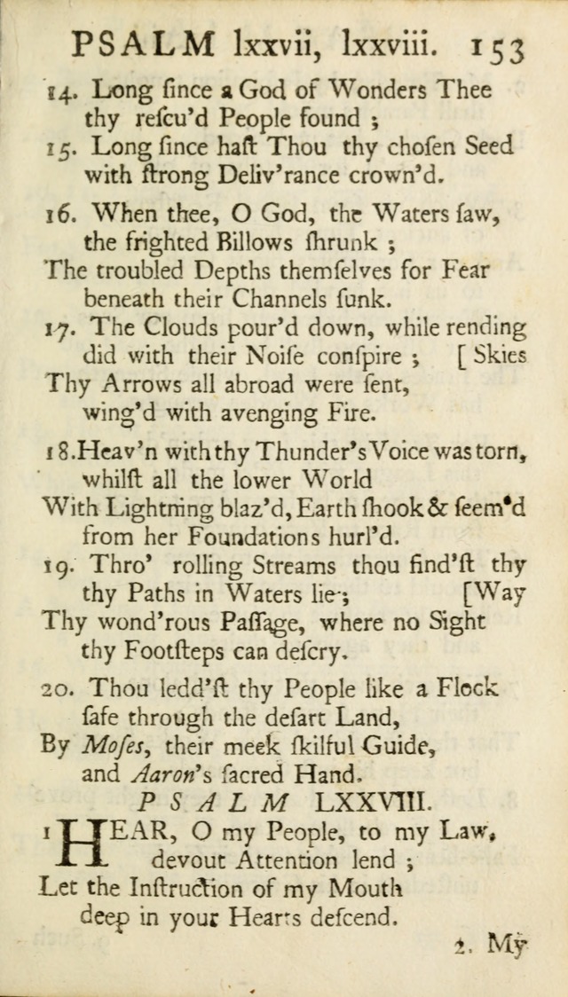 A New Version of the Psalms of David: Fitted to the Tunes Used in Churches page 153