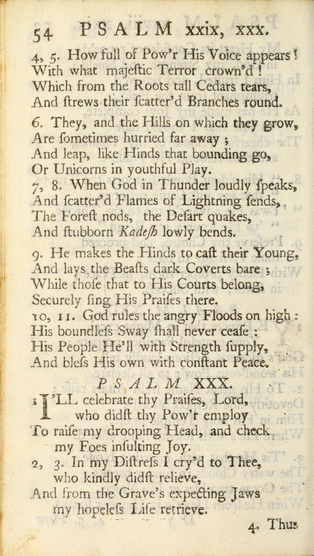 A New Version of the Psalms of David: Fitted to the Tunes Used in Churches page 54