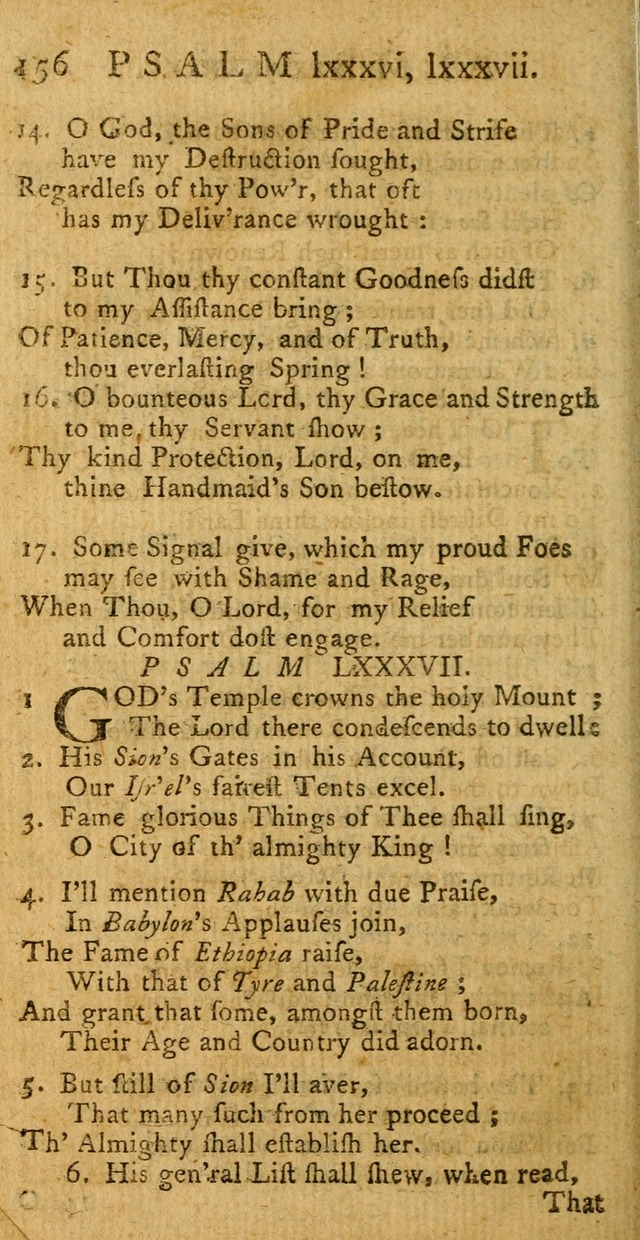 A New Version of the Psalms of David: fitted to the Tunes used in Churches page 156