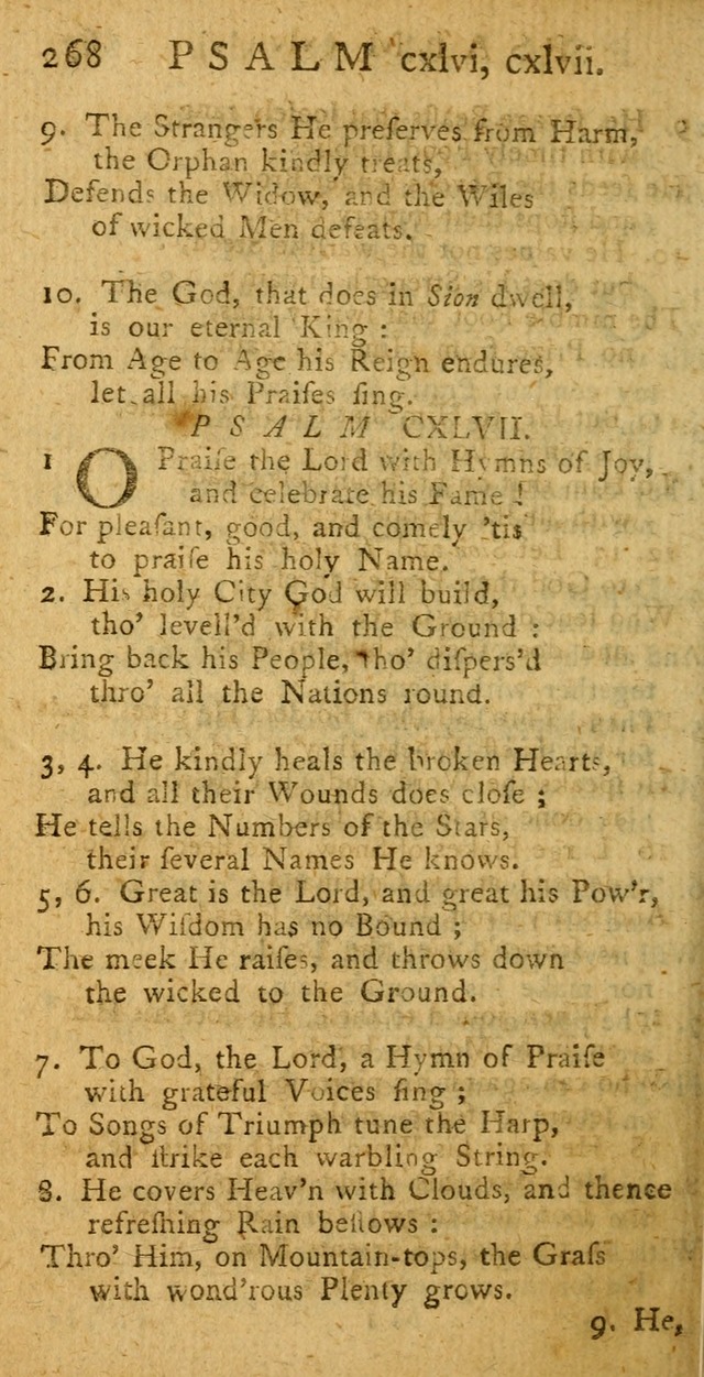 A New Version of the Psalms of David: fitted to the Tunes used in Churches page 268