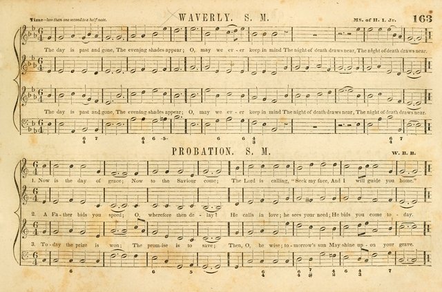 The New York Choralist: a new and copious collection of Psalm and hymn tunes adapted to all the various metres in general use with a large variety of anthems and set pieces page 163