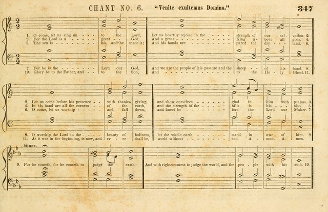 The New York Choralist: a new and copious collection of Psalm and hymn tunes adapted to all the various metres in general use with a large variety of anthems and set pieces page 347