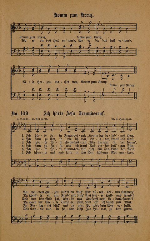 Neue Zions-Lieder page 109