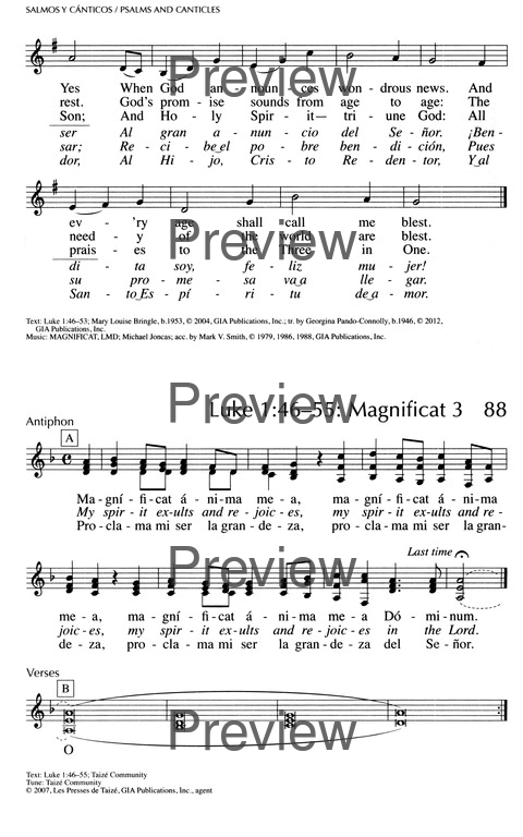 Oramos Cantando = We Pray In Song page 107