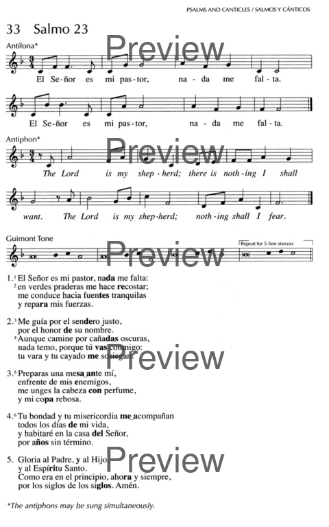 Oramos Cantando = We Pray In Song page 34
