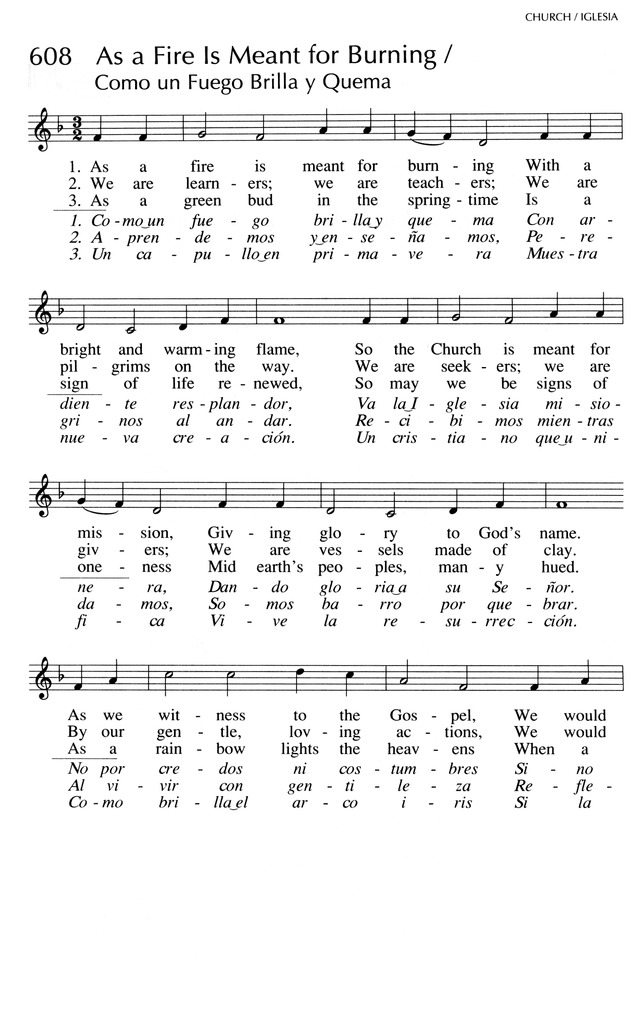 Oramos Cantando = We Pray In Song page 645