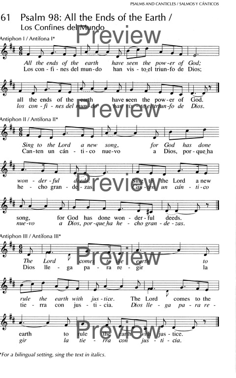 Oramos Cantando = We Pray In Song page 76
