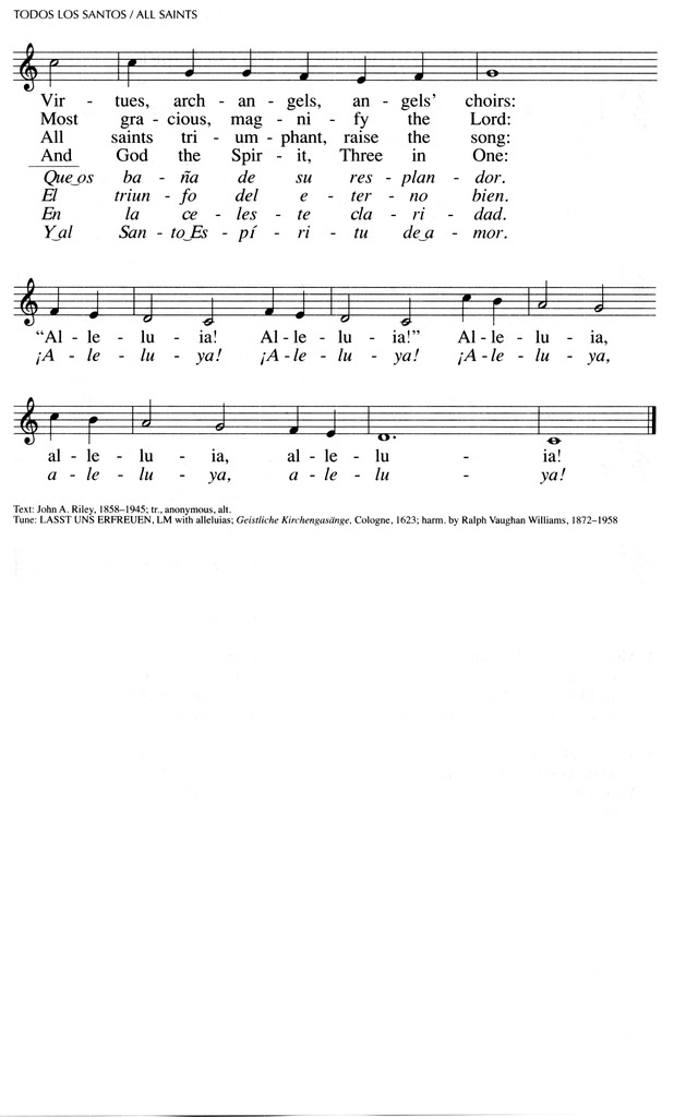 Oramos Cantando = We Pray In Song page 818
