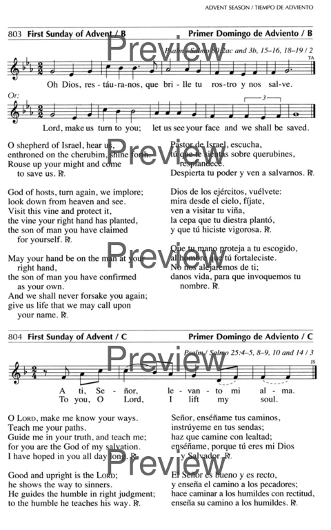 Oramos Cantando = We Pray In Song page 933