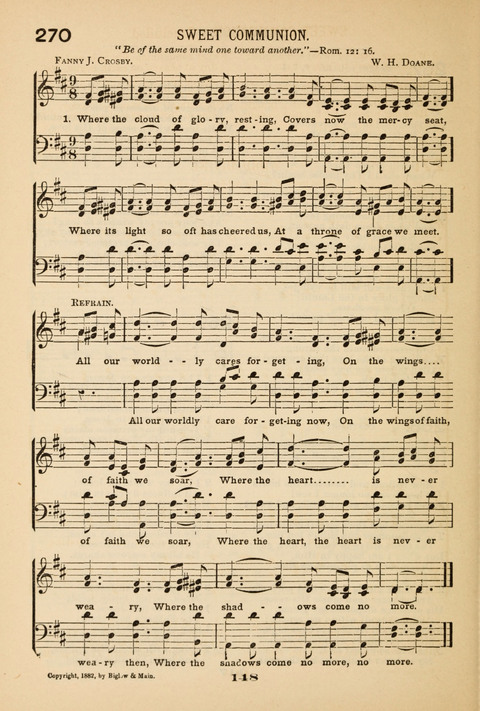 Our Glad Hosanna: for the service of Song in the Sunday School, the Social Gathering, and the Prayer Meeting page 148