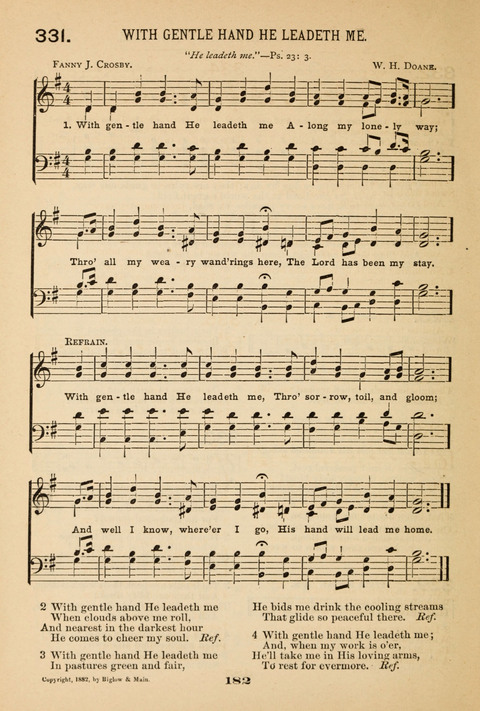 Our Glad Hosanna: for the service of Song in the Sunday School, the Social Gathering, and the Prayer Meeting page 182